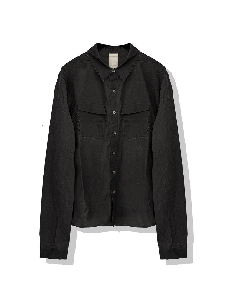 Black Waxed Single Shirt