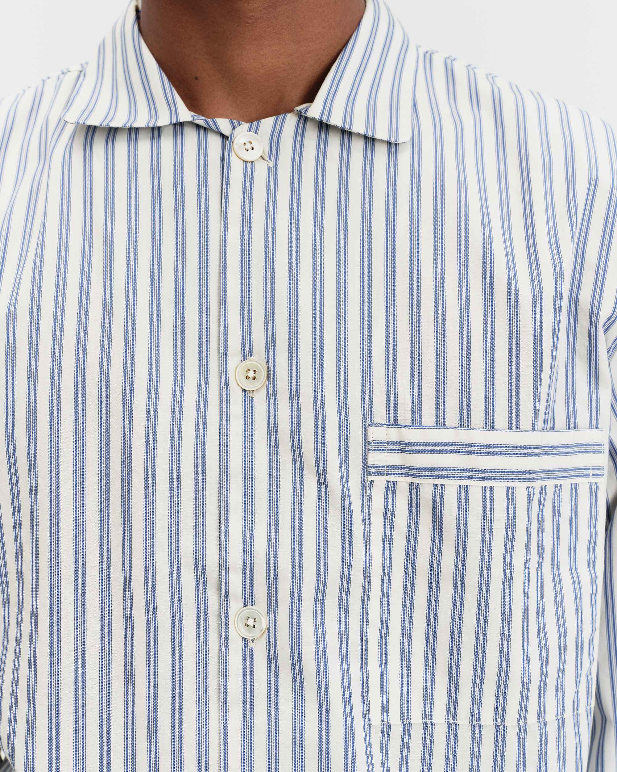Skagen Stripes Cotton Poplin Pyjamas Shirt