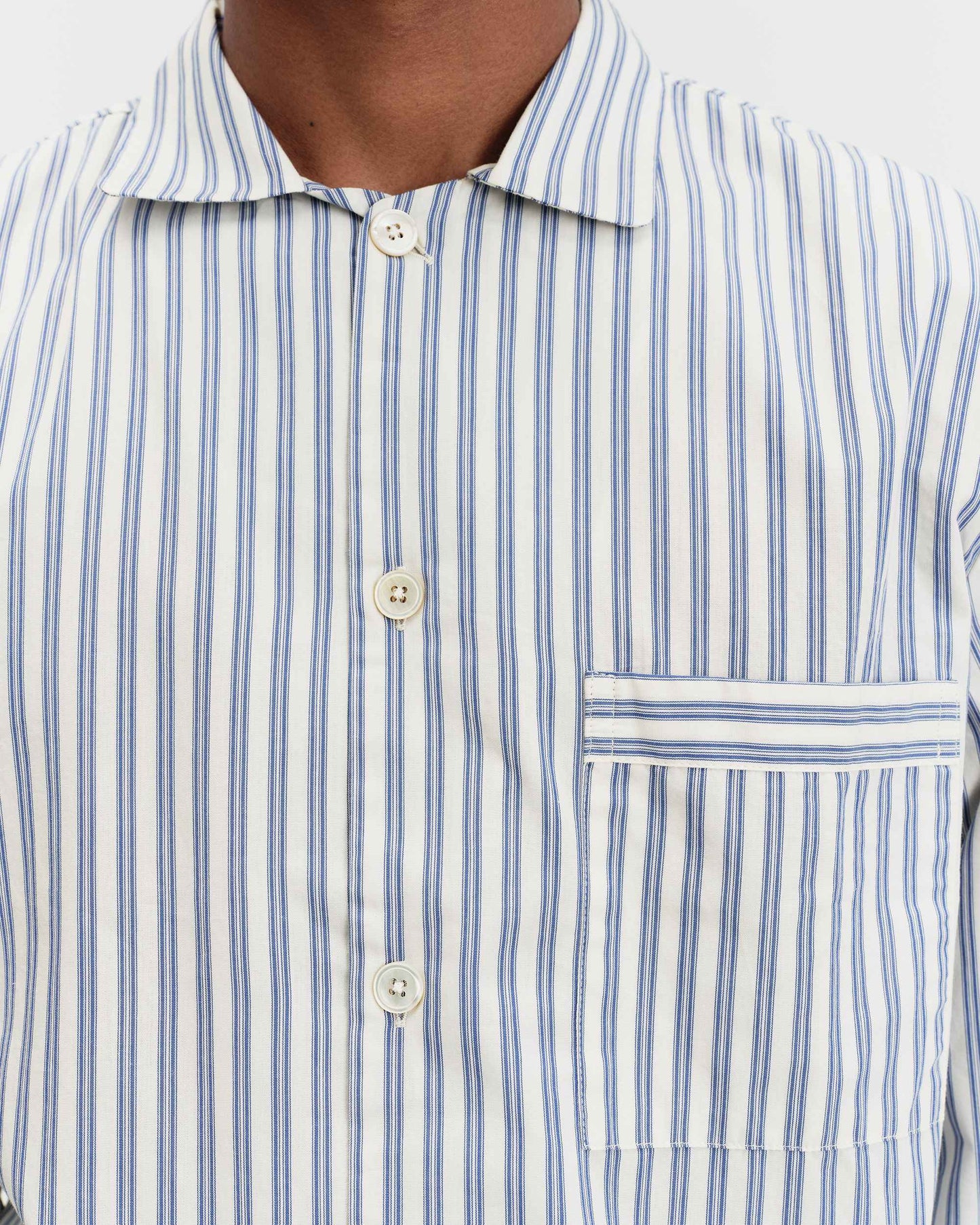 Skagen Stripes Cotton Poplin Pyjamas Shirt