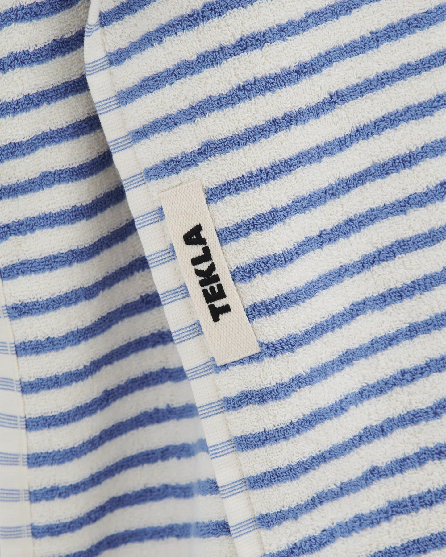 Costal Blue Stripes Terry Towel