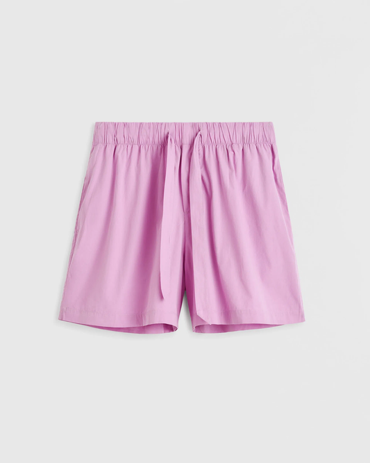 Purple Pink Cotton Poplin Pyjamas Shorts