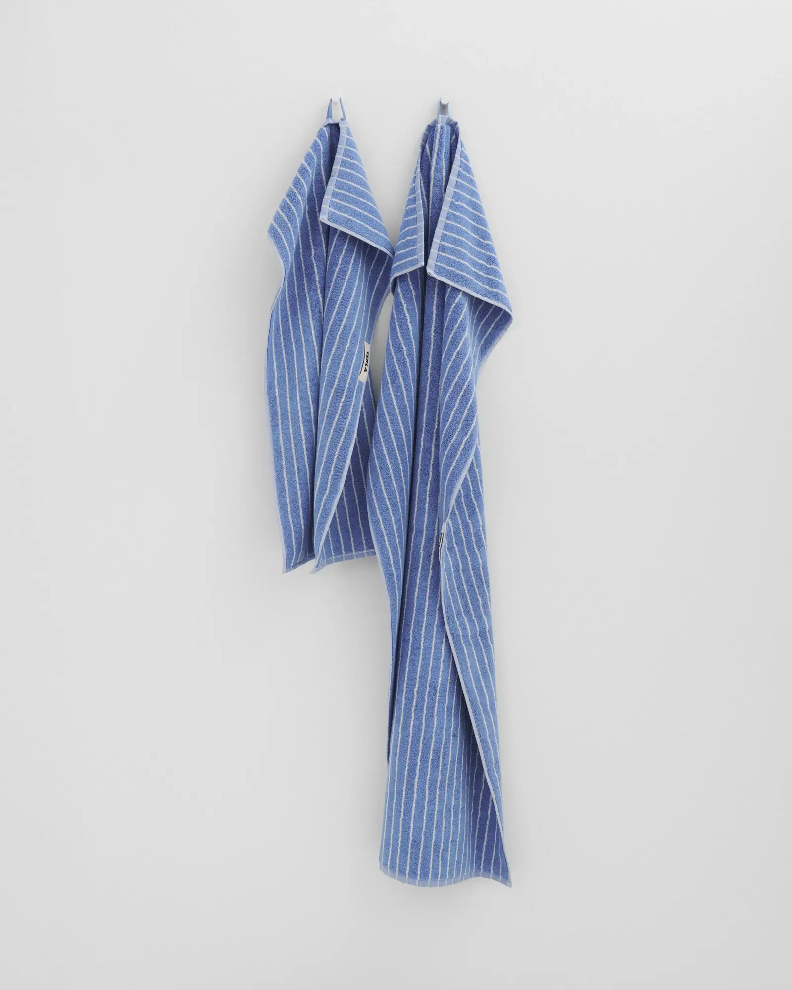 Clear Blue Stripes Terry Towel