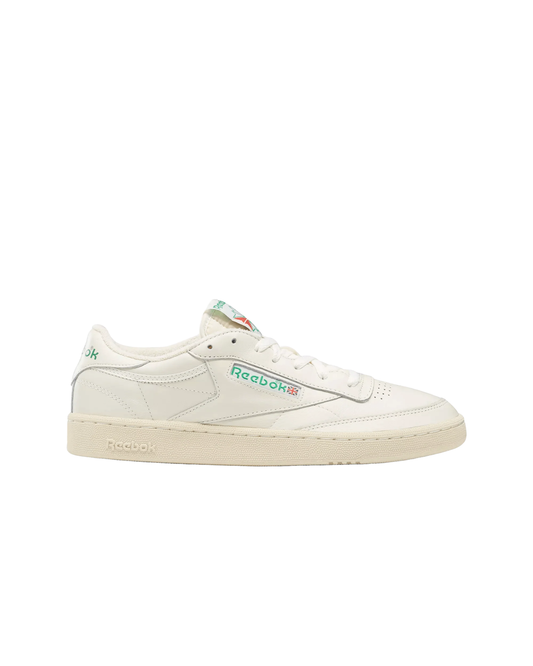 REEBOK Chalk / Paperwhite / Glen Green Club C 85 Vintage Sneakers