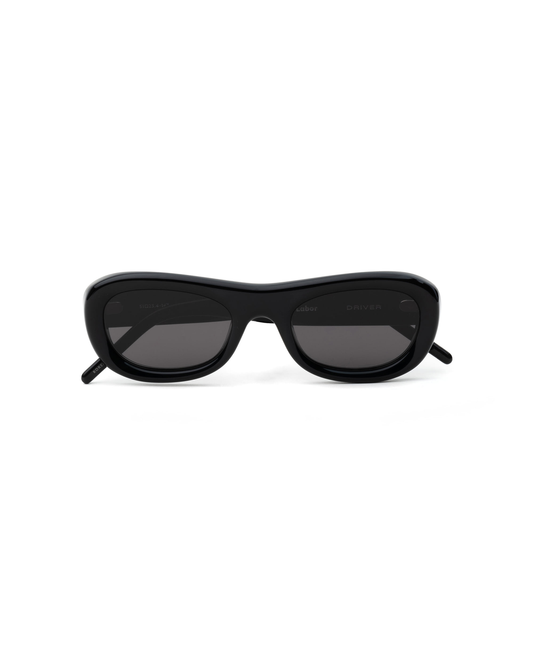 Black & Black Driver Sunglasses