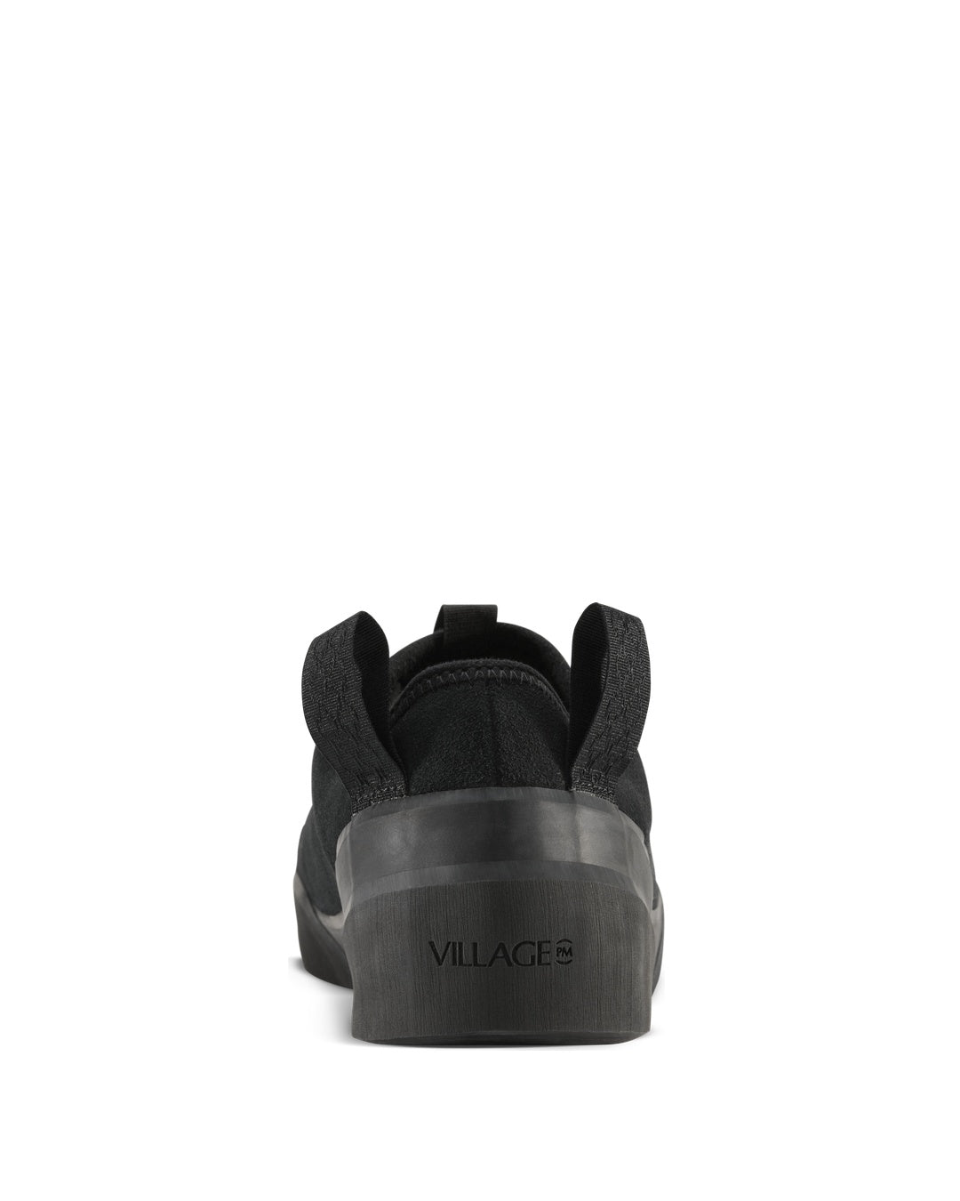Black/Natural Black Leather Suede 1PM Sneakers