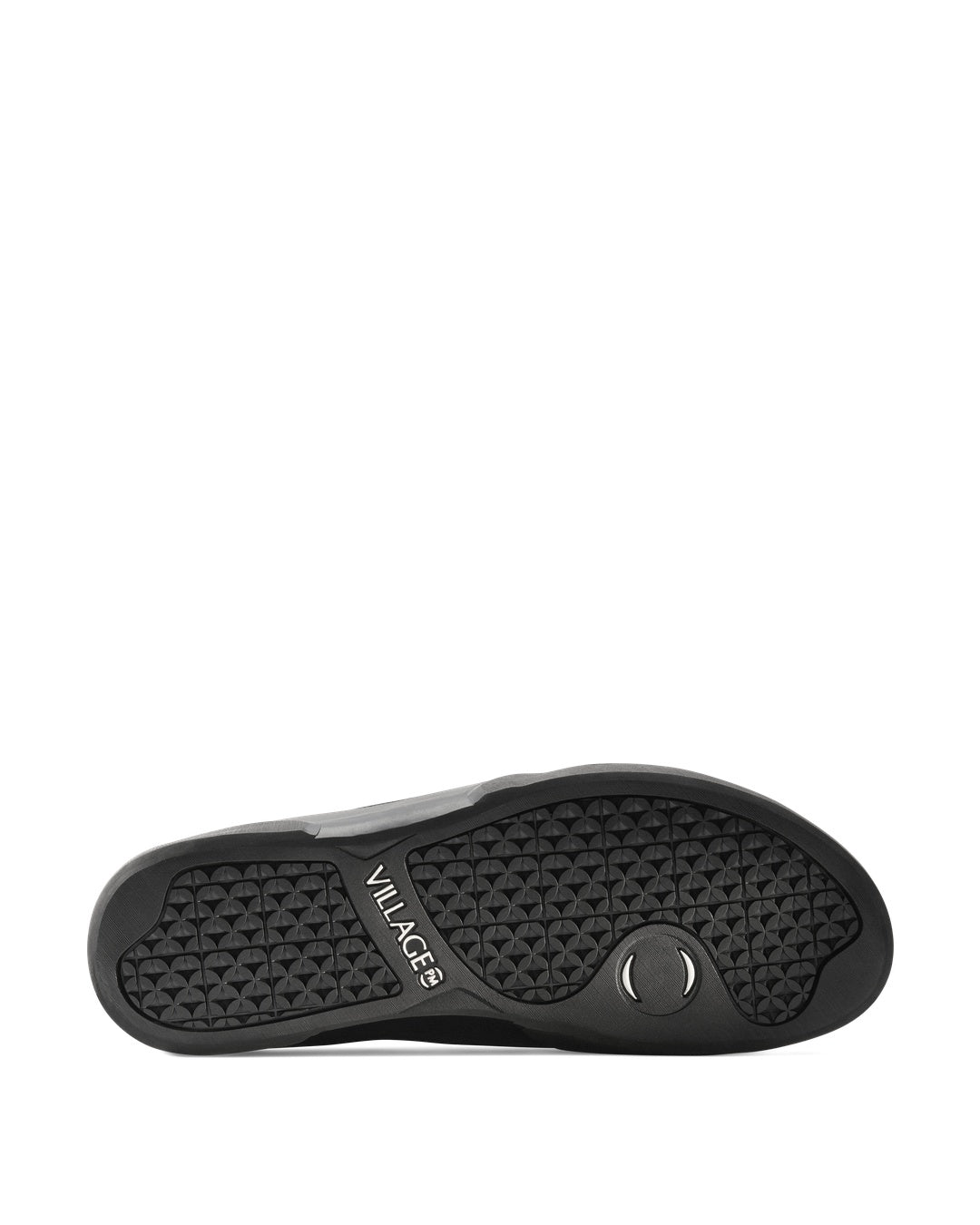 Black/Natural Black Leather Suede 1PM Sneakers