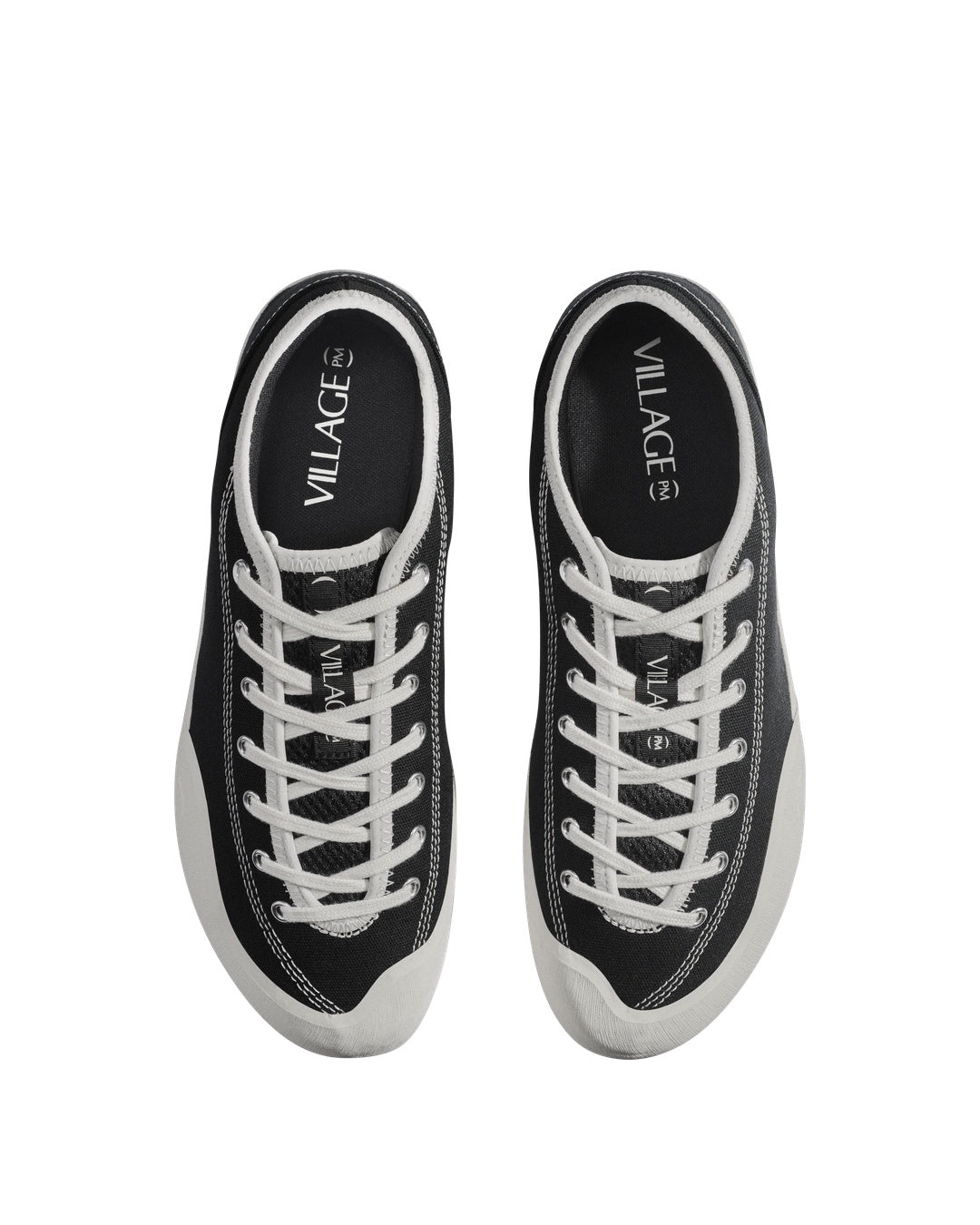 Black/Whisper White Canvas 1.30PM Sneakers