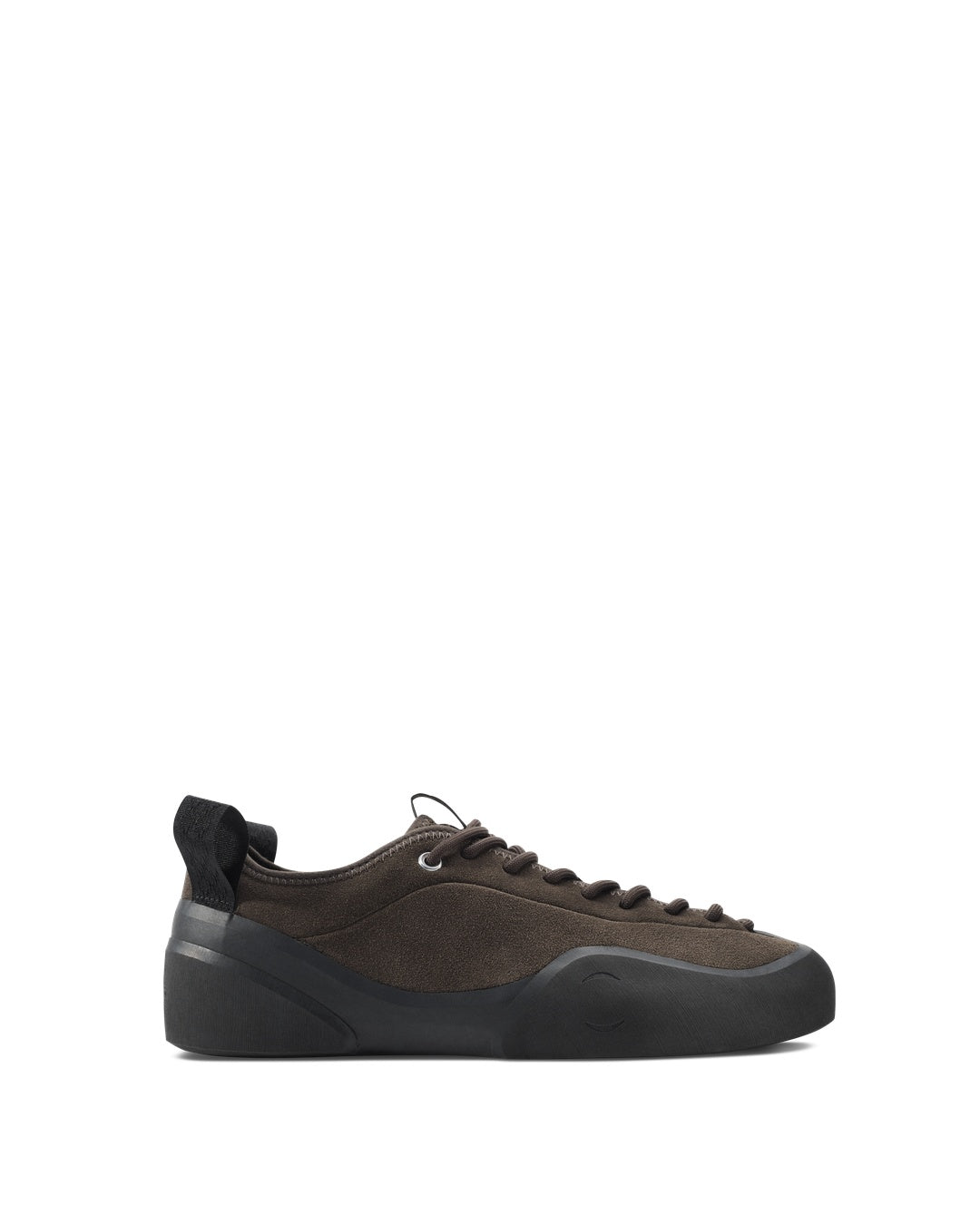 Chocolate/Natural Black Leather Suede 1PM Sneakers