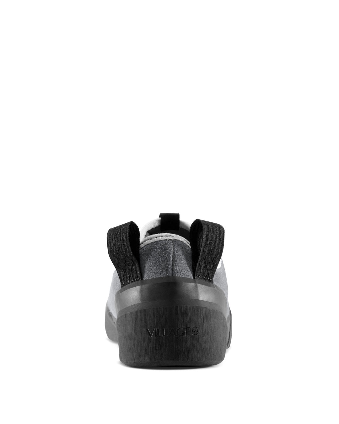 Grey/Natural Black Leather Suede 1PM Sneakers