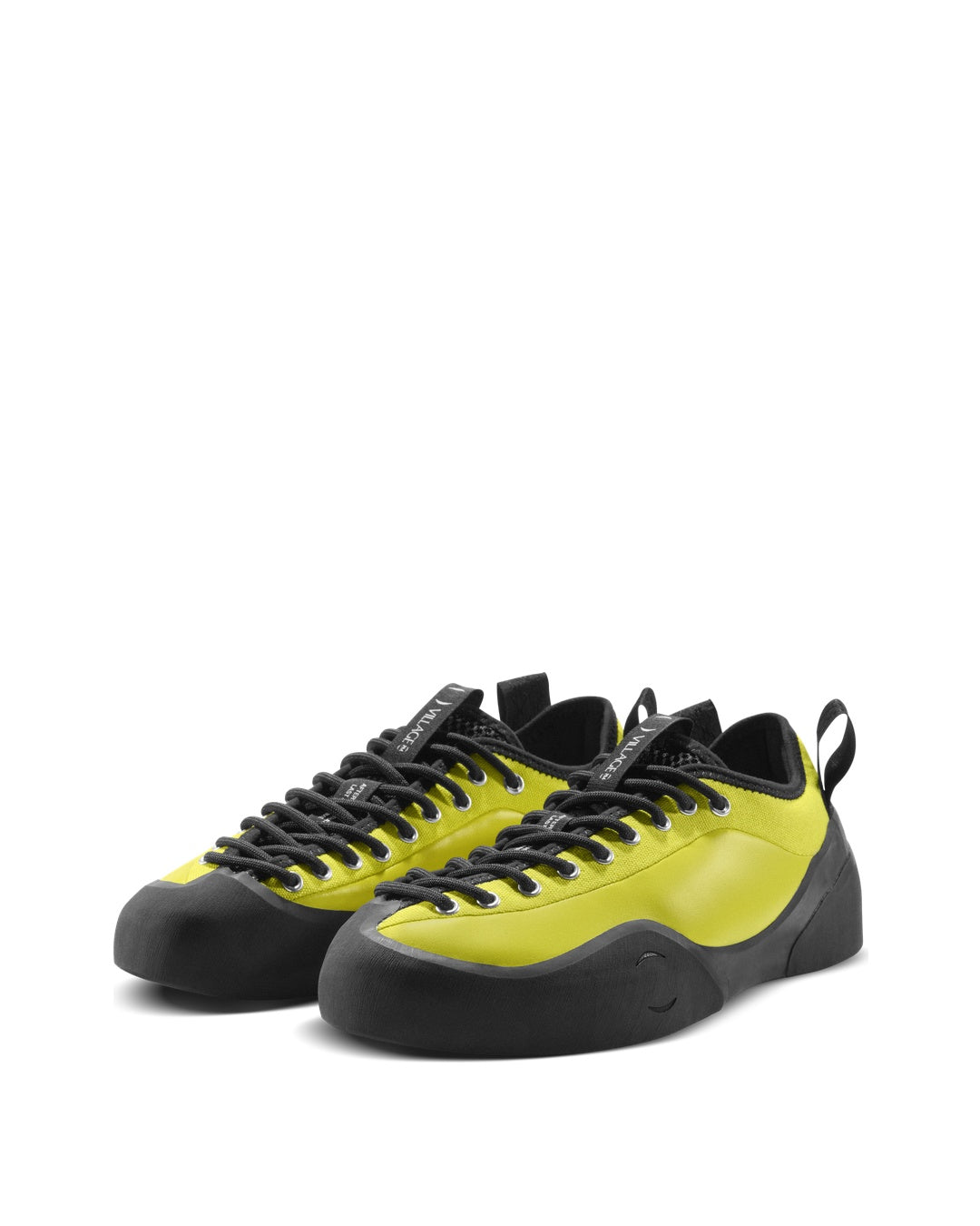 Lime LTR/Natural Black Leather Canvas 1PM Sneakers
